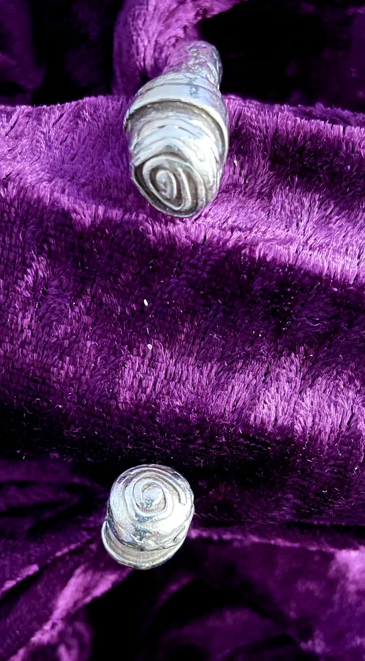 Solid silver bangle