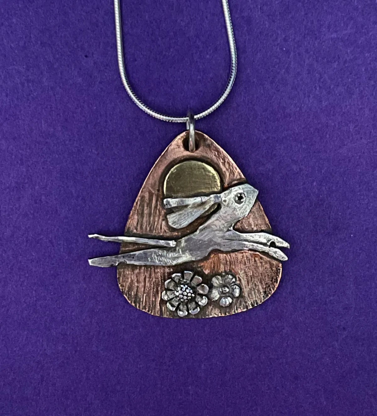 Silver hare under the sun