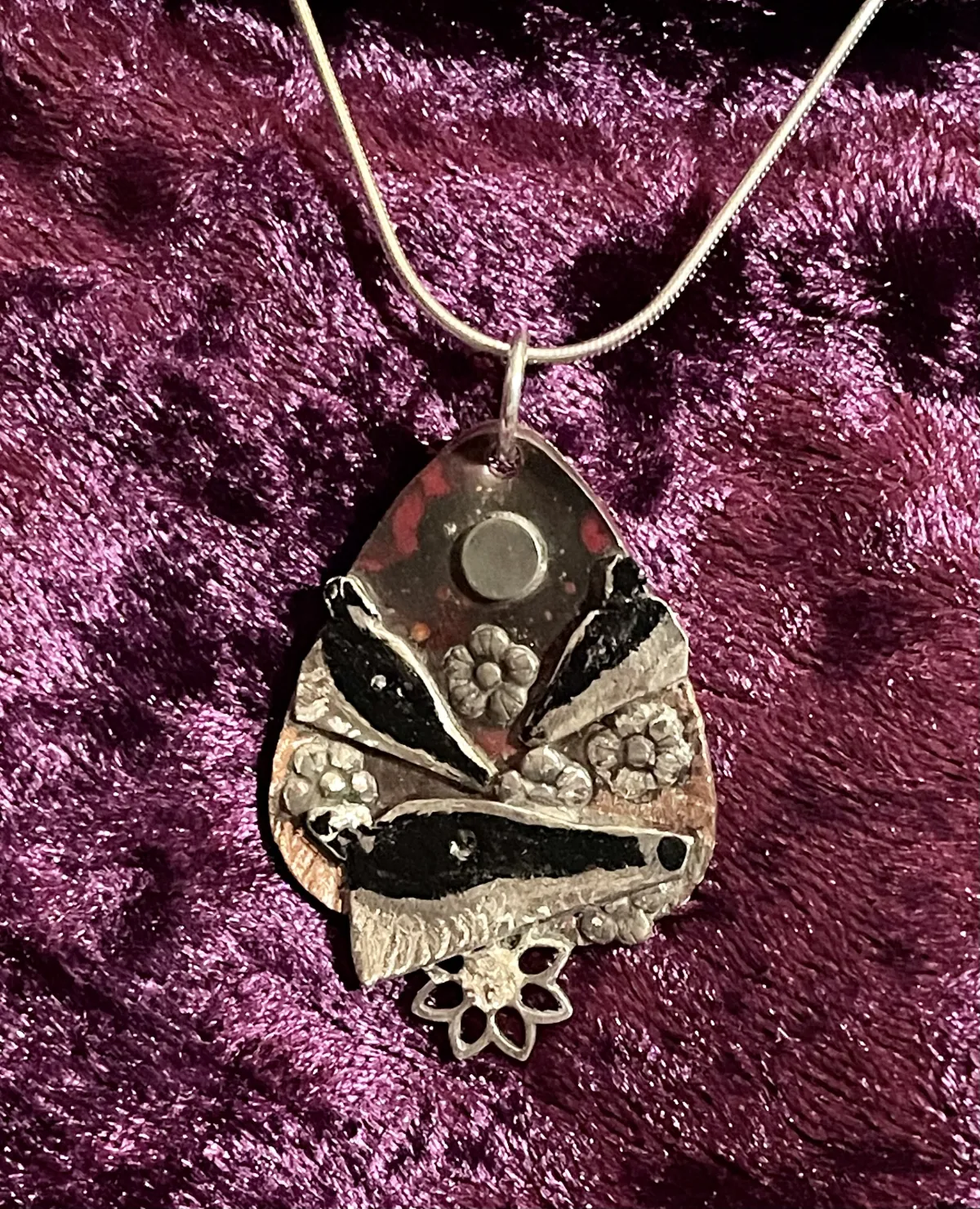 Three Badger Pendant