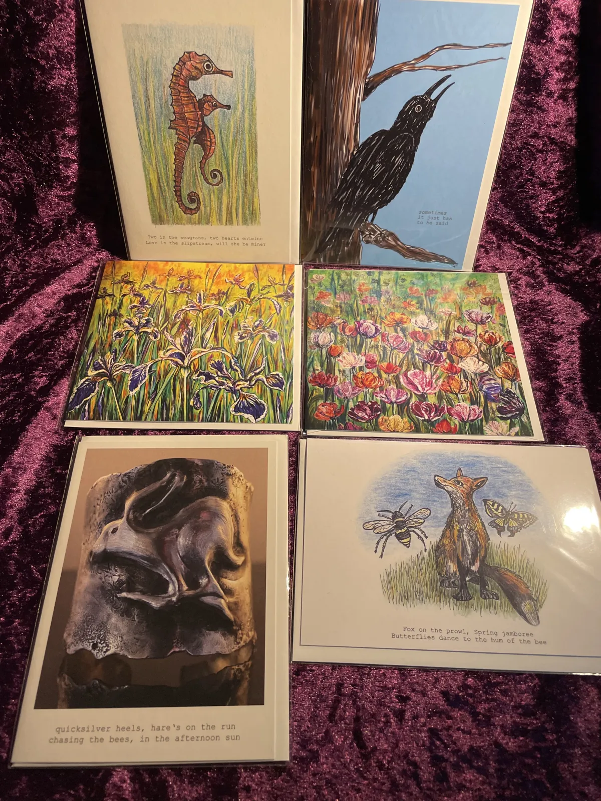 Art Greeting Cards Bundle E