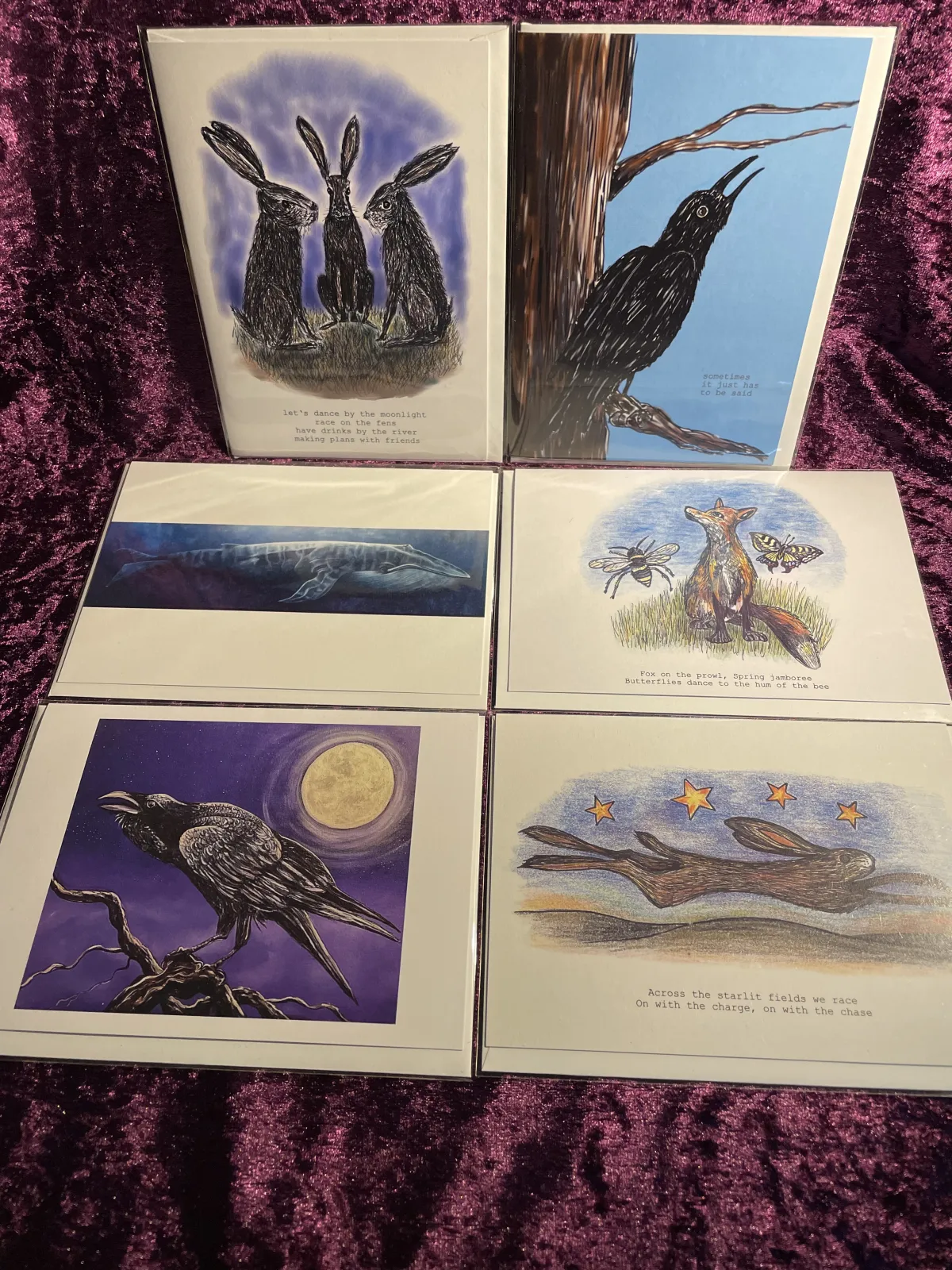 Art Greeting Cards Bundle D
